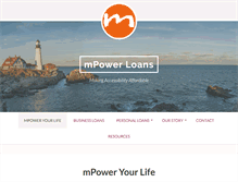 Tablet Screenshot of mpowerloans.org